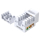 Unitek Moduł Keystone port RJ-45 (8P8C) Cat.6 UTP - 696033 - zdjęcie 2